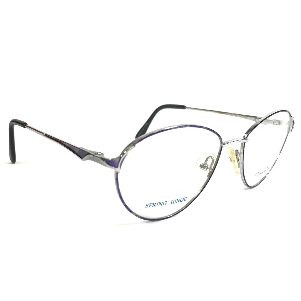 Vintage Oscar De La Renta Eyeglasses Frames FOR RENAISSANCE Purple 55-18-140